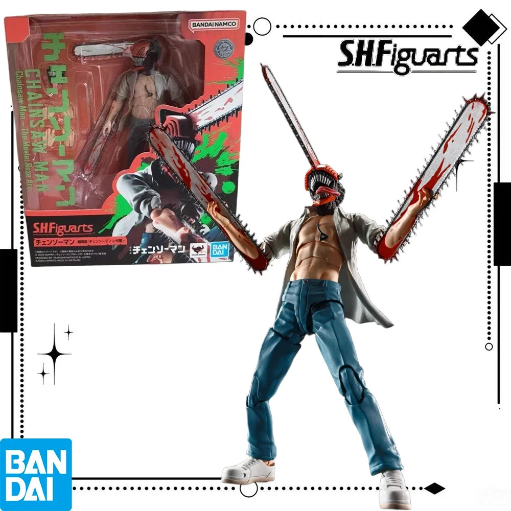100% Authentic In Stock Original Bandai S.H.Figuarts Chainsaw Man: Reze Arc Chainsaw Man Anime Action Figure Collection Model