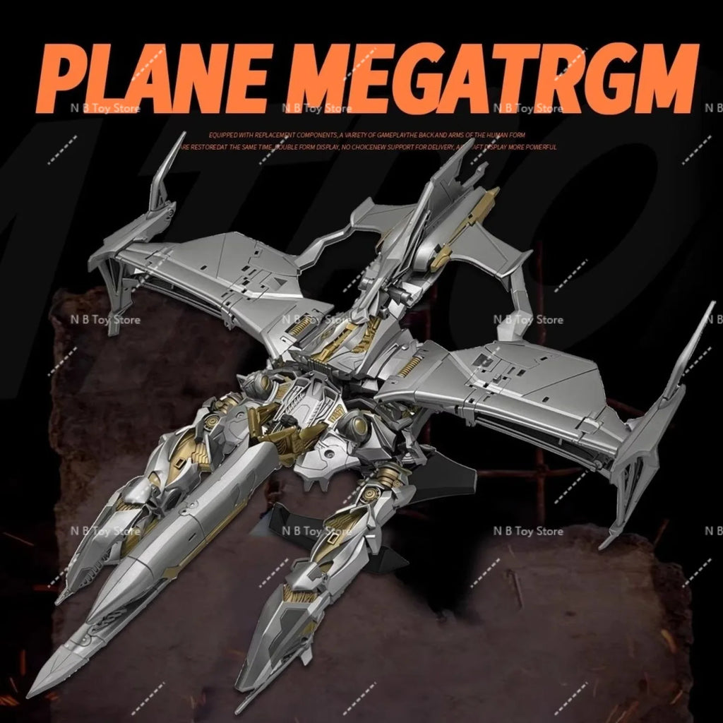 MPF Transformed Toys MPM08 Large Size MG Magetron PLANE MEGATRGM T08 Dual Shape Screen with Action Figure Holder