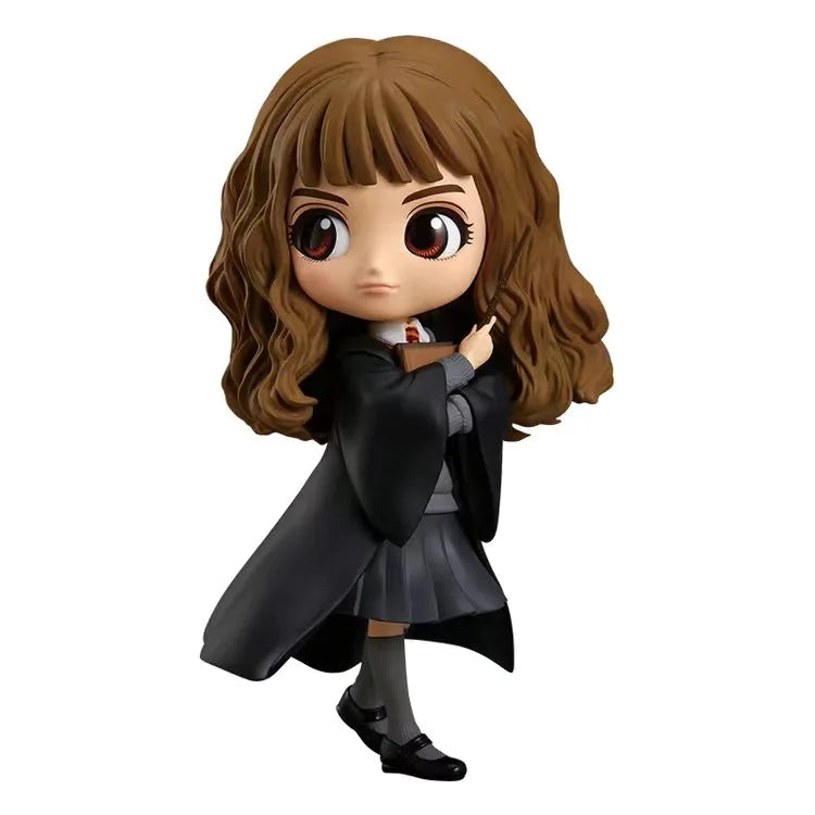 14cm Original Bandai Q Posket Harrys Potter Series Version Role Draco Malfoy Hermione Action Figure Anime Collectible Kids Dolls