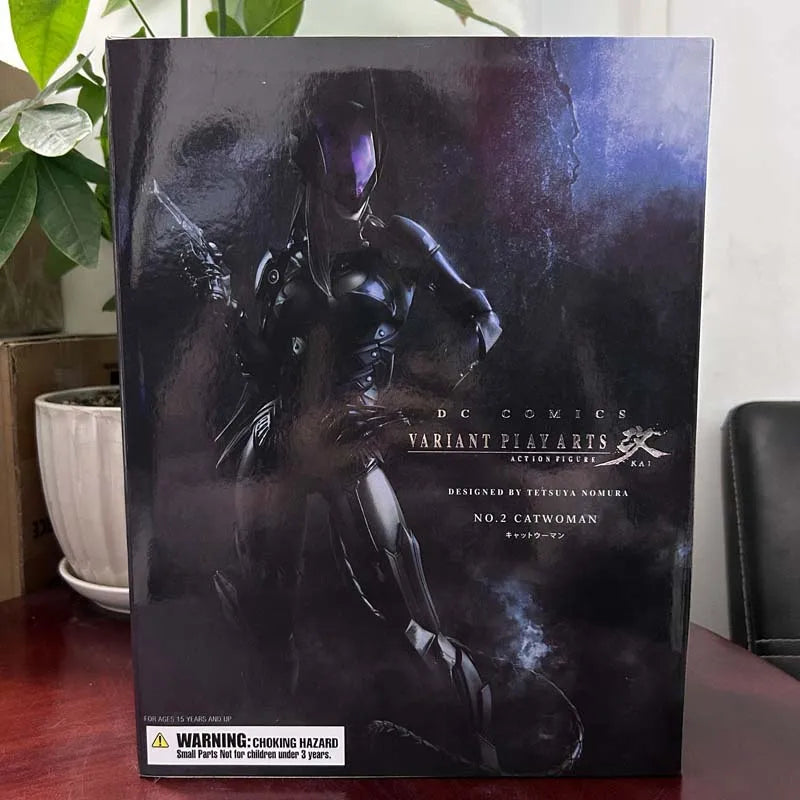 PLAY ARTS The Dark Knight Rises Catwomen Bane Bruce Wayne Joker Action Figure Selina Kyle Model Toys Collection Doll Desk Decor