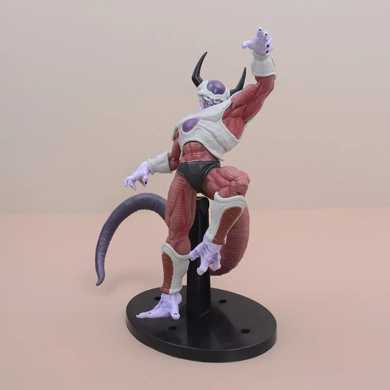 22CM Anime Dragon Ball Frieza Figure Model King Tenkaichi Budokai 2 Battle Frieza Terrifying Muscle Fascial Man Model Action Toy