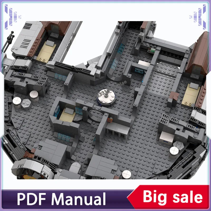 4498PCS Ebon Hawk Dynamic-class freighter KOTOR (Minifig Scale) Building blocks set space war adults moc bricks Christmas gift