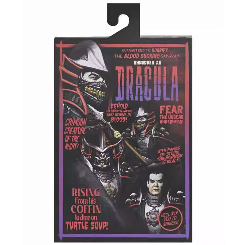 Universal Monsters Figure NECA Teenage Mutant Ninja Turtle Shredder As Dracula Action Figuras 7-Inch Movable Model Original Gift