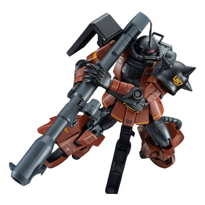 Bandai Original RG Web Exclusive Version MS-06R-2 GABBY HAZARD'S ZAKU Anime Action Figure  Assembly Model Toys Gifts