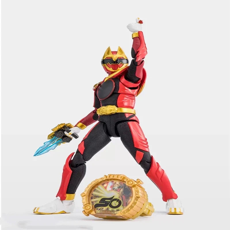 Genuine Bandai No.1 SENTAI GOZYUGER SHF GOZYUWOLF SENTAI RING LIMITED EDITION Anime Action Figures Model Figure Toy Gift for Kid