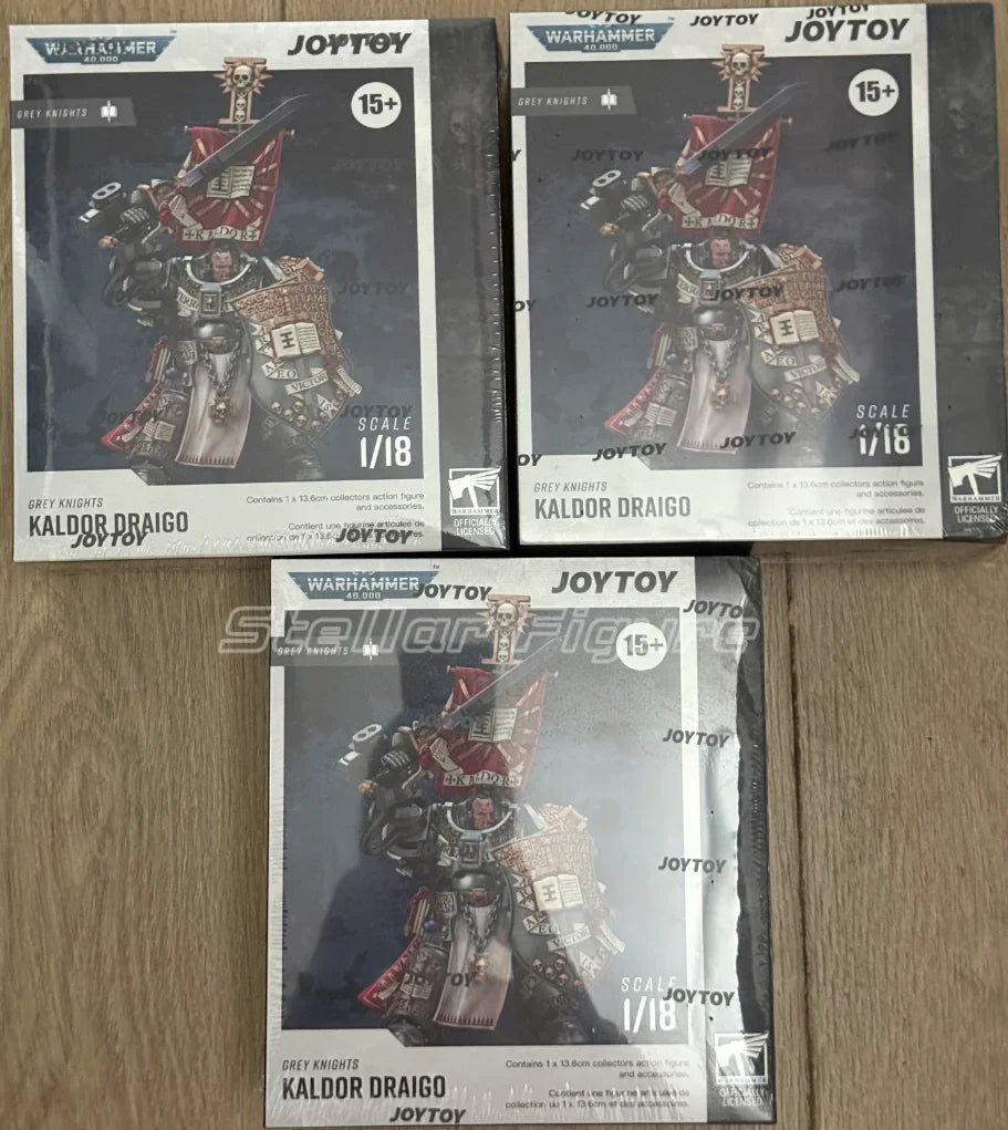 【SF】JOYTOY Warhammer 40K 1/18 Action Figure Grey Knights Kaldor Draigo Model Toys Gifts Collection Ornaments