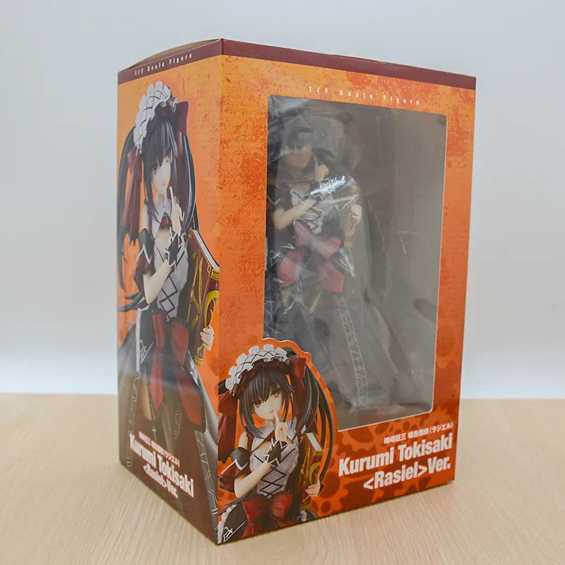 24cm KDcolle Date A Live Kurumi Tokisaki Anime Girl Figure Date A Bullet Yatogami Tohka Action Figure Adult Sexy Model Doll Toys