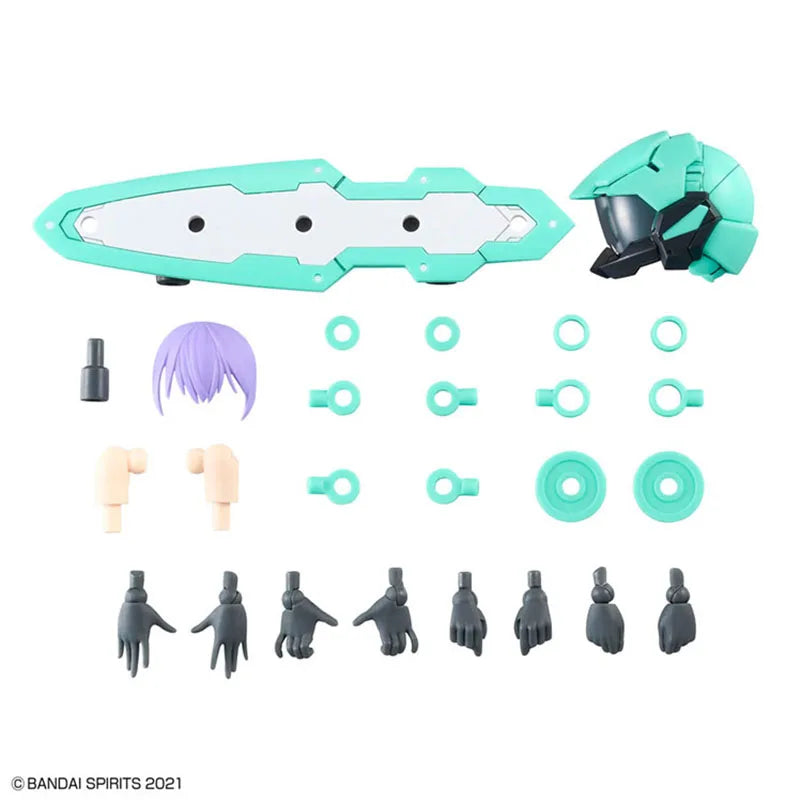 Bandai 30MS Model Kit Anime Figures SIS-V00 Rydira Color A Action Figure Building Kit Collectibles Model Toys For Boys Gift