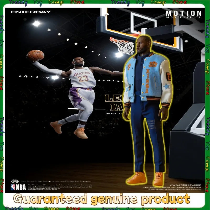 Auf Lager ENTERBAY 1/9 NBA LeBron James MM-1210 Actionfigur Sammelserie