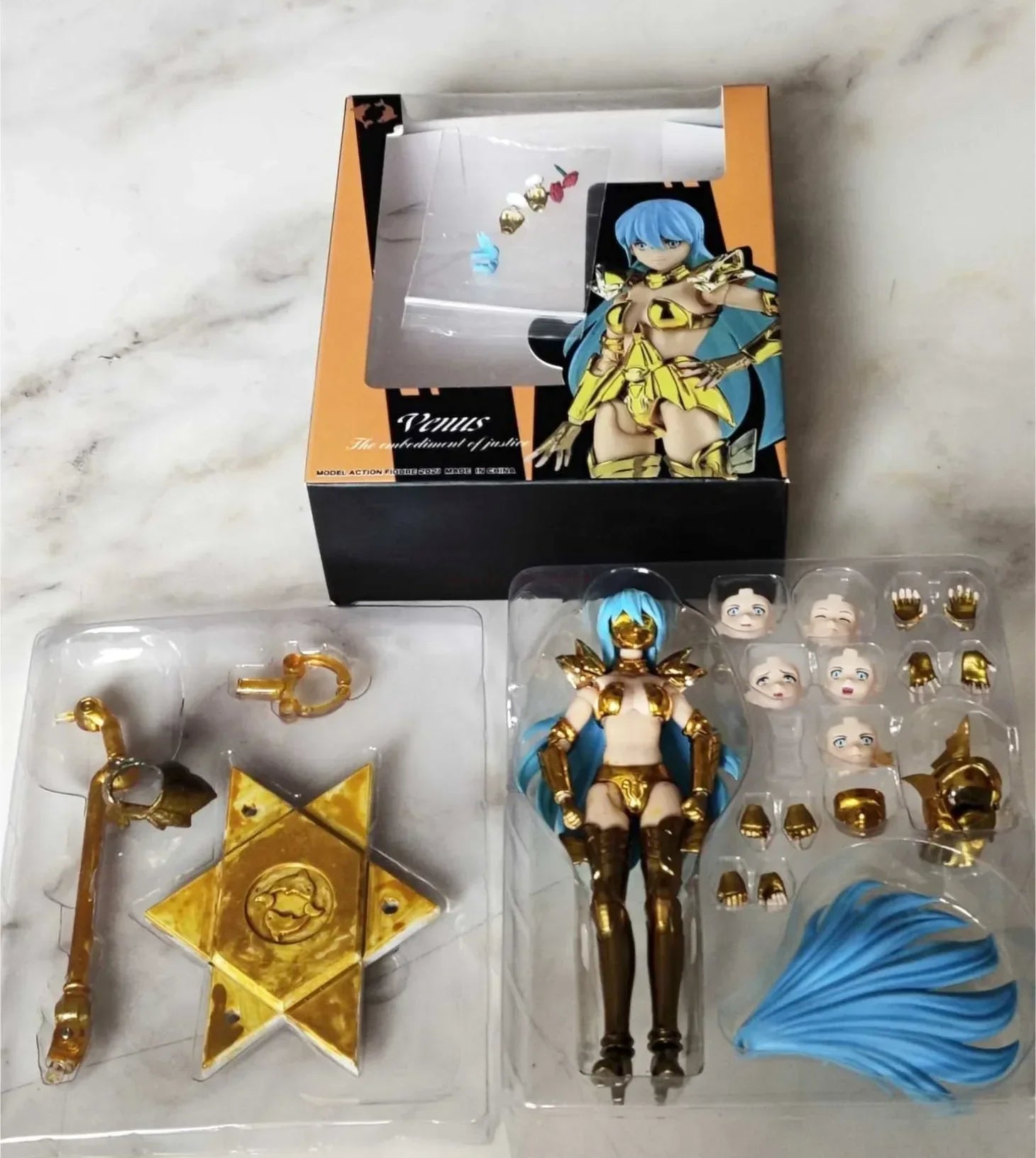 GT Saint Seiya Myth Cloth EX Holy Contract Gemini Paradox Virgo Verna Scorpio Geraldine Pisces Venus Aries Dolores Action Figure