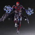 PLAY ARTS 27 cm X-Men Magneto Actionfigur Anime Max Eisenhardt Sammlermodell Spielzeug Puppe Geschenk