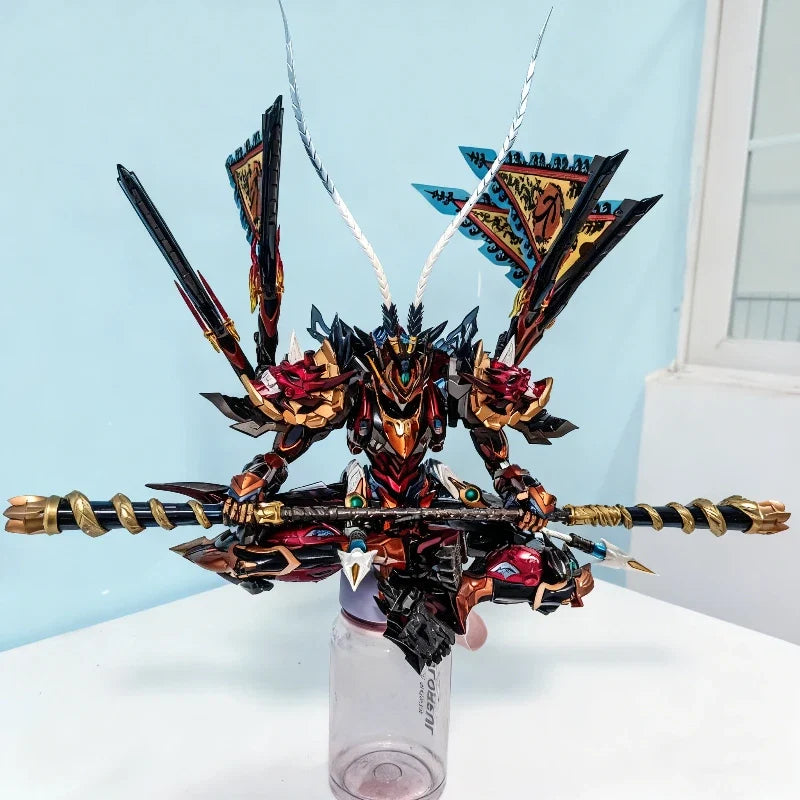 Motor Nuclear 1/72 Monkey King Son Goku Assembly Model Kit Action Figure Painted Mecha With Effect Part Collectable Toy Boy Gift