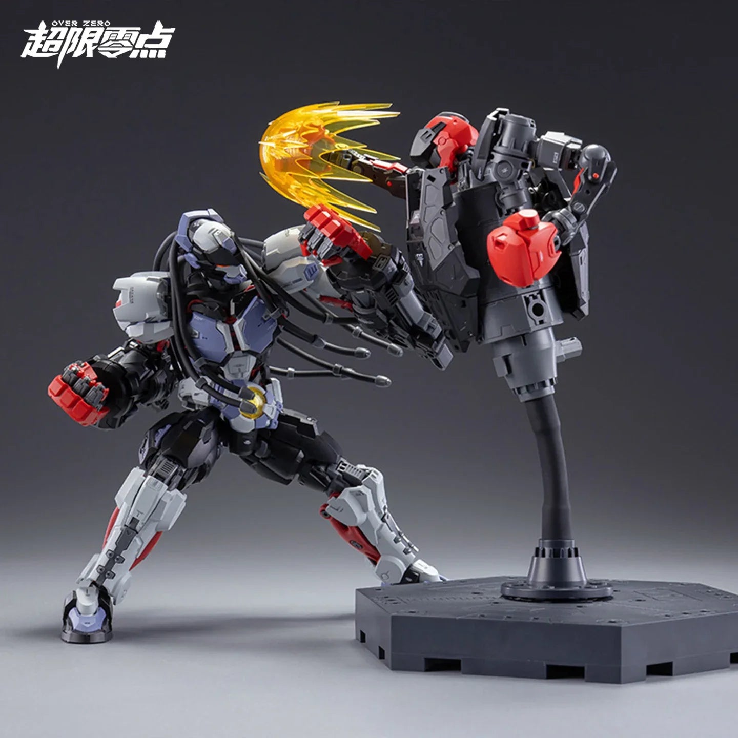 HEMOXIAN Boxer BAKI Action Figure Assembly Model Kit MG Toys Soft Rubber Bionic Muscle Design Mecha Robot Figure Collect Gifts