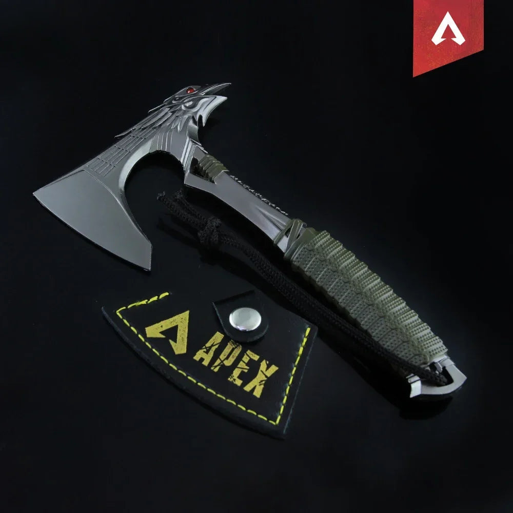 Apex Legends Heirloom Bloodhound 15cm Raven Bite Metal Safety Weapon Model Game Axe Blunt Katana Perimeter Collections Toy Gifts