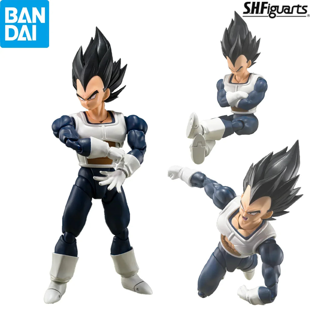 Original in Stock Bandai Spirits S.H.Figuarts Dragon Ball Z - Vegeta Collection Series Model Cartoon Character Model Decoration