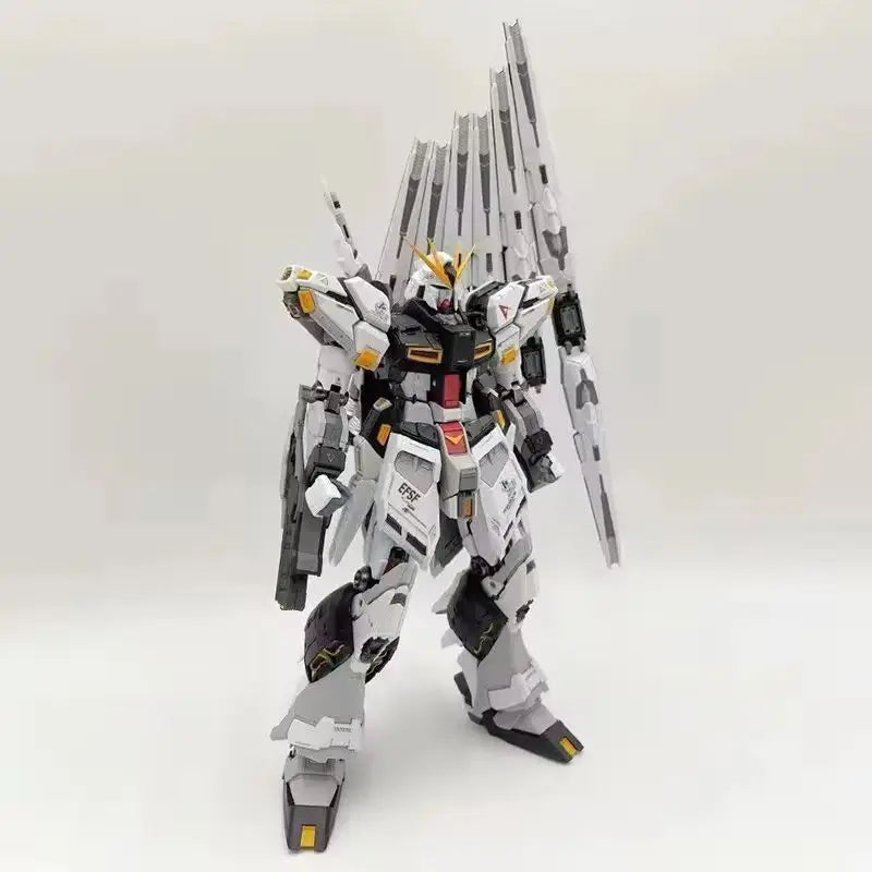 V-TIGER 1/100 VT02 NU Soldier RX-93-v2 Mecha GK Pre-coating Alloy Skeleton Model Toy Collectible for Action Figure Enthusiasts