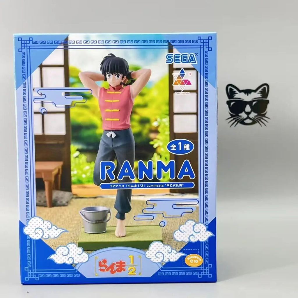 Sega Ranma 1/2 Anime Ranma Saotome & Shampoo & Ranma Girl Luminasta Action Figures Model Figurine Original Figuarts Decoration