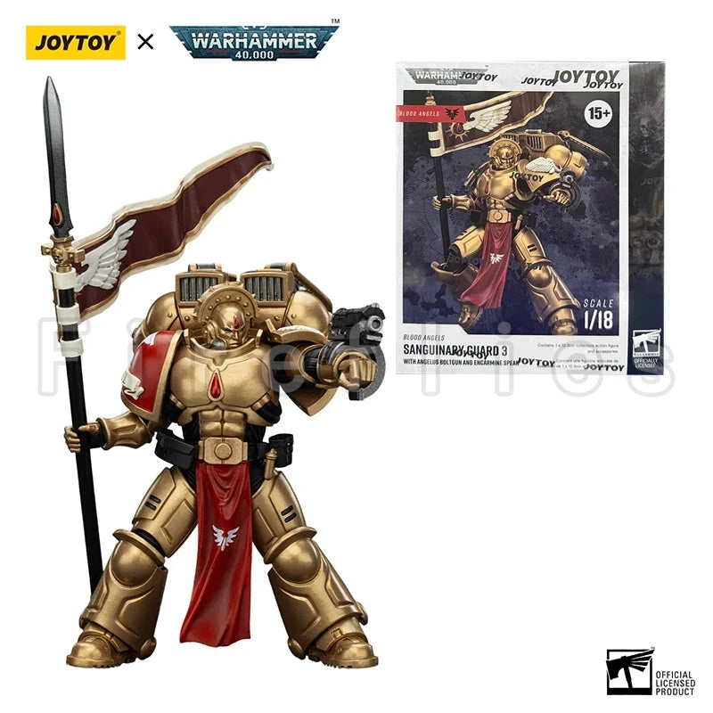 1/18 JOYTOY Action Figure 40K Blood Angels Sanguinary Guard Anime Model Toy