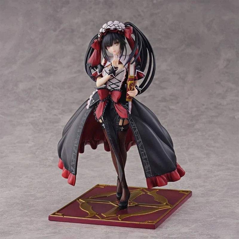 In stock Date A Live Kurumi Tokisaki 'Nibelcole' Anime Figure - Gothic Lolita Spirit Collector Statue Desktop Display Gift