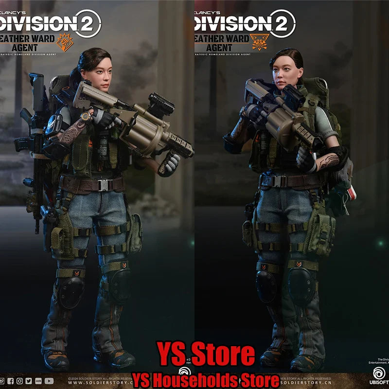 SoldierStory SSG009 1/6 Heather Ward weibliche Agenten-Actionfigur Abenteuer-Actionspiel Zarte 12" weibliche Soldatenmodell Geschenke