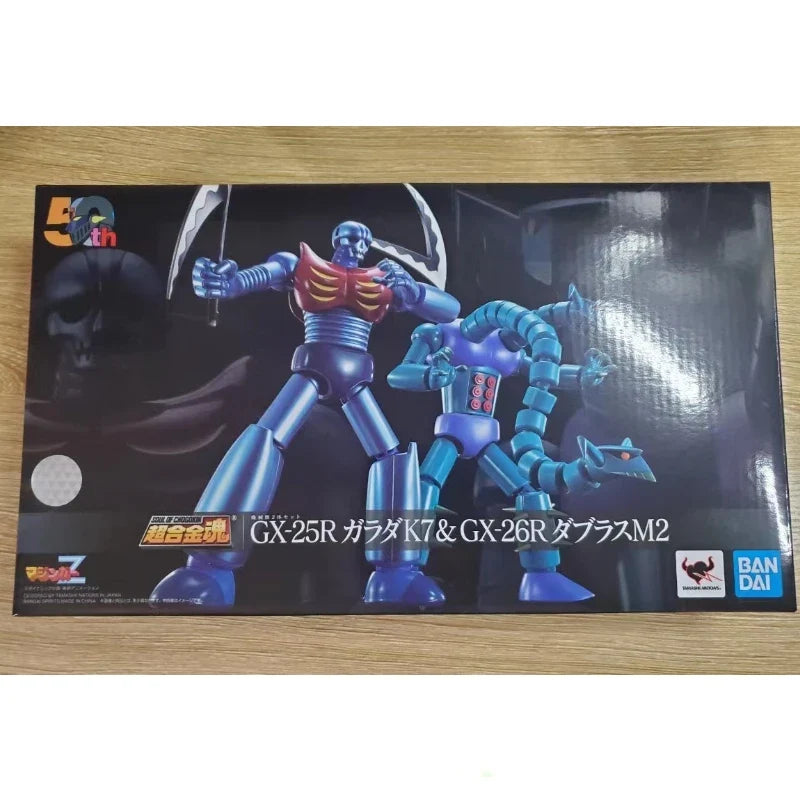 In Stock Bandai Super Alloy Soul GX-25R Garada K7 & GX-26R Dabras M2 Anime Action Figures Toys Models Collectible