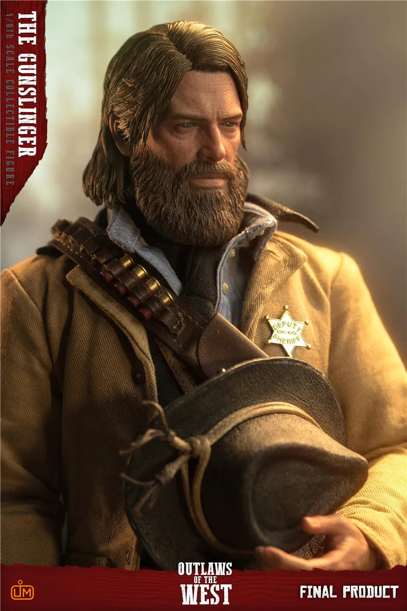 Original LIMTOYS LIM008 1/6 Full Set Male Soldier Western Cowboy Arthur Model With 2 Head Sculpt 12 Inch Action Figure Doll
