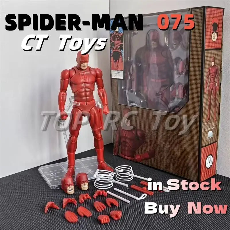 Hot Daredevil Mafex 223 Comic Version Anime Action Figure Shf Figurine Statue Model For Children'S Birthday Gift Collectible Toy