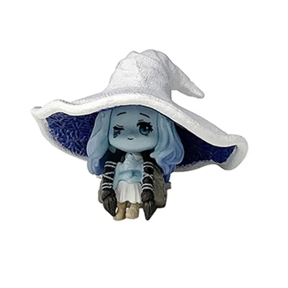 New Elden Ring Gaming Peripherals Q Version Mini Ranni Cat Melina Figure 6-9cm Lani Magic Ornaments PVC Dolls
