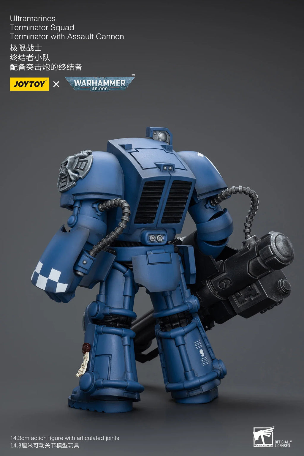 【In stock】JOYTOY WARHAMMER 40000 Terminator with Assault Cannon 1/18  Action Figures Collectibles Models Classic Anime Toys