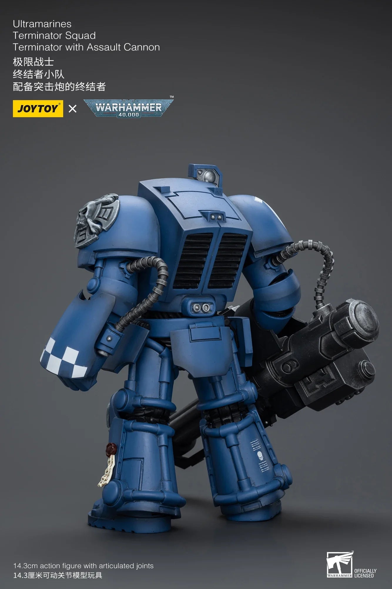 【In stock】JOYTOY WARHAMMER 40000 Terminator with Assault Cannon 1/18  Action Figures Collectibles Models Classic Anime Toys