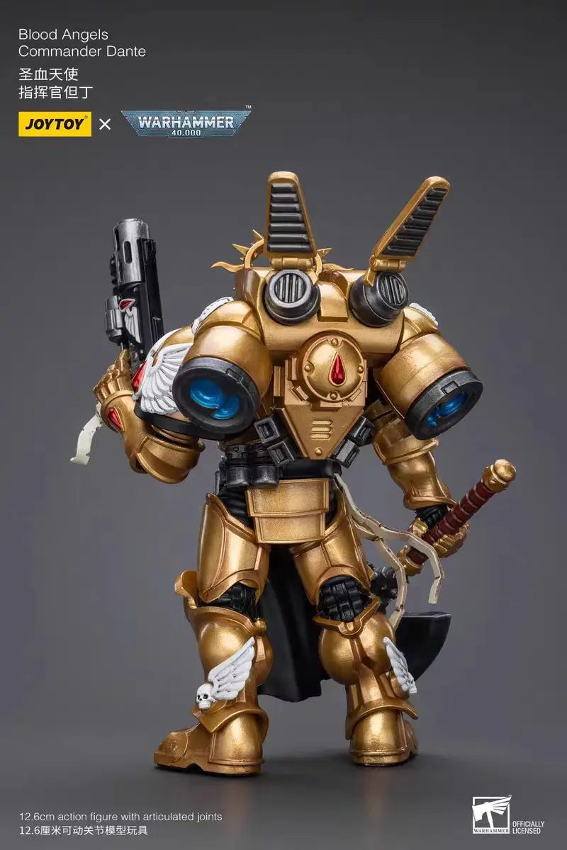 【In Stock】JOYTOY Warhammer 40K Blood Angels Commander Dante 1/18 Action Figures Toys Ornaments Collection