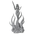 1/24 Female 	Warrior Resin Model Kits Unassembled And Unpainted GK Miniature 3D Printed Gray Model Figurine DIY Doll Collection