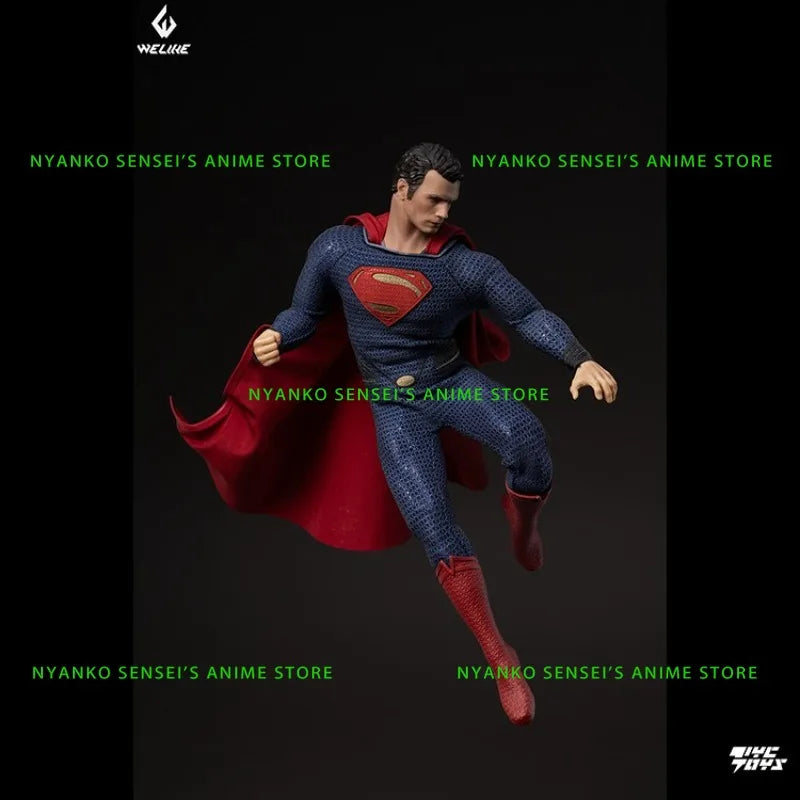 In Stock WELIKE TOYS Son of Krypton Superman 1/12 Scale Fabric Suit Action Figure WLT03 Anime Models Toy Doll Gift Collectible