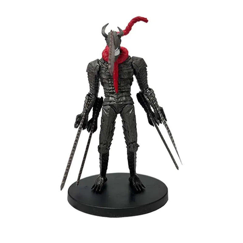 15-17cm Anime Chainsaw Man Hell Demon Samurai Sword Hunter Boqita Action Figure Ornament PVC Model Doll Toy Collection Kids Gift
