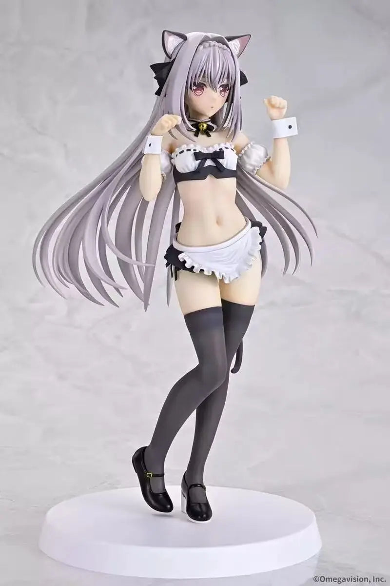 Omevision Sakuraguchi Temple Moon God Figure Cat Ear Maid Natural Color Statue Tsuki Ni Yorisou Otome No Sahou Otaku Otaku Gift