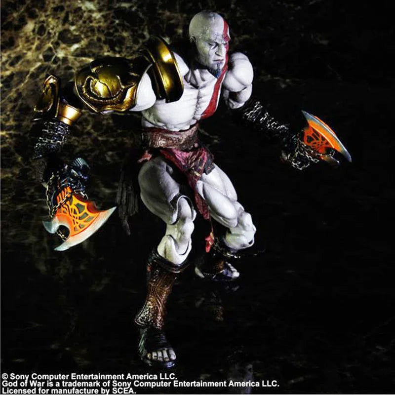 Play Art Kai Action Figure God of War Kratos Action Figures Collectable Model Toys Creative Gifts Friends Room Decoration Doll