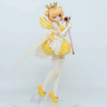New 22cm Cardcaptor Sakura Kinomoto Sakura Figure Pvc Anime Models Statue Collection Toys Desk Decoration Kids Halloween Gifts