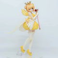 New 22cm Cardcaptor Sakura Kinomoto Sakura Figure Pvc Anime Models Statue Collection Toys Desk Decoration Kids Halloween Gifts