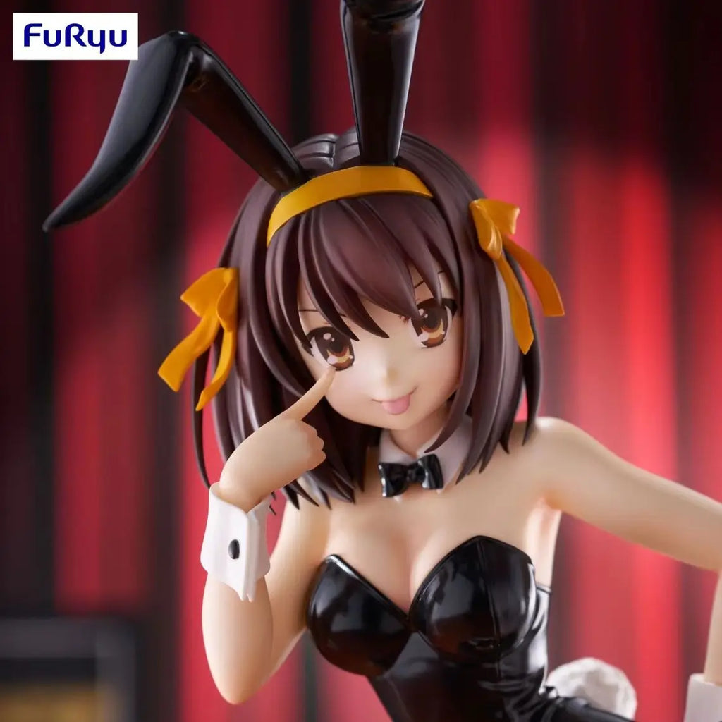 Judai 27cm Original Furyu BiCute Bunnies The Melancholy of Suzumiya Haruhi Asahina Mikuru Nagato Yuki Bunny Girls Action Figure