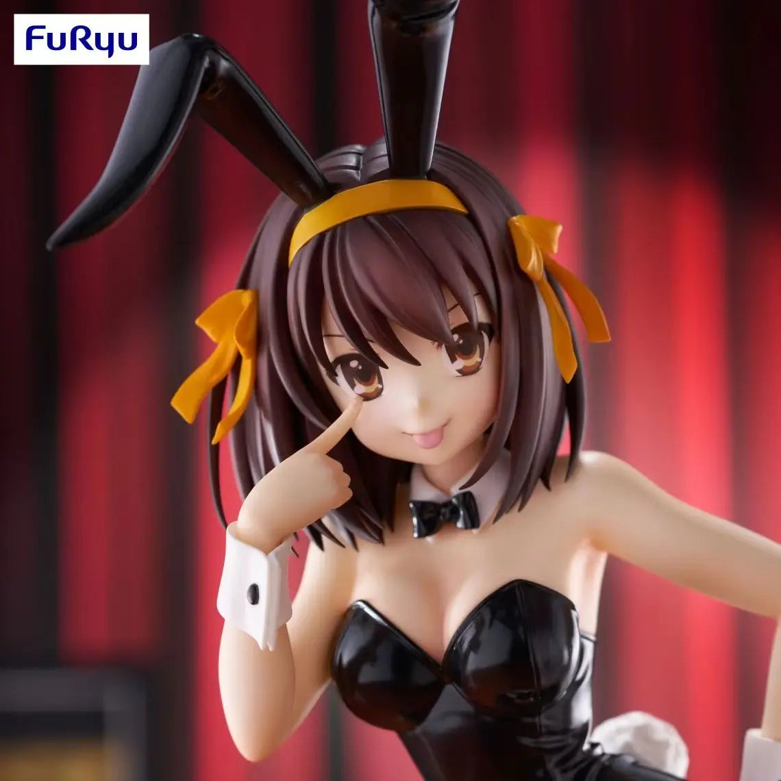 Judai 27cm Original Furyu BiCute Bunnies The Melancholy of Suzumiya Haruhi Asahina Mikuru Nagato Yuki Bunny Girls Action Figure