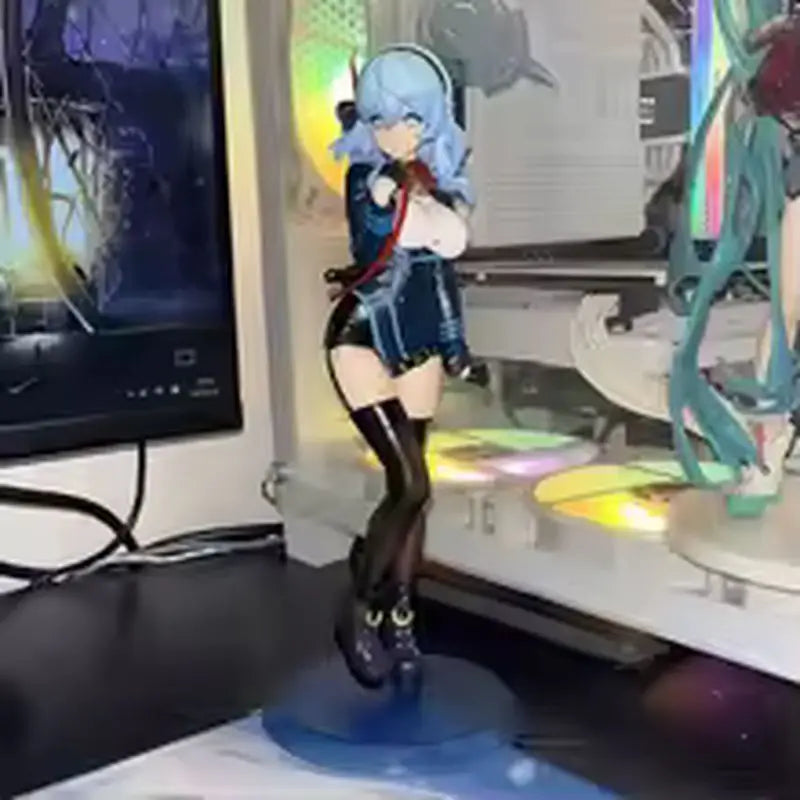 Anime Blue Archive Amau Ako Figurine, GK Girl Anime 2D PVC Model Desktop Decoration for PC Case Toy Gift