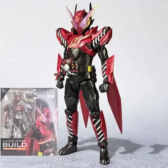 New Bandai Shf Kamen Rider Kabuto Basic Form 10th Anniversary Commemorative Bone Carving Action Figure Boy's Birthday Toy Gift