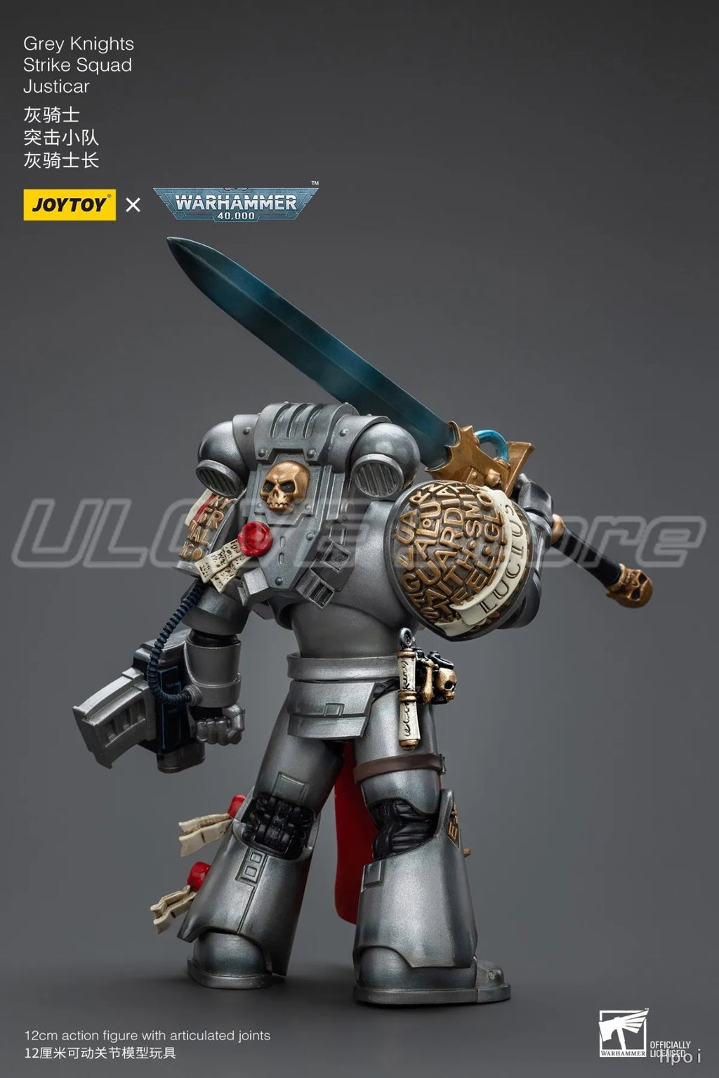 In Stock Original JOYTOY Warhammer 40K Grey KnightsStrike SquadJusticar 1/18 Action Figure Model Toys Gift