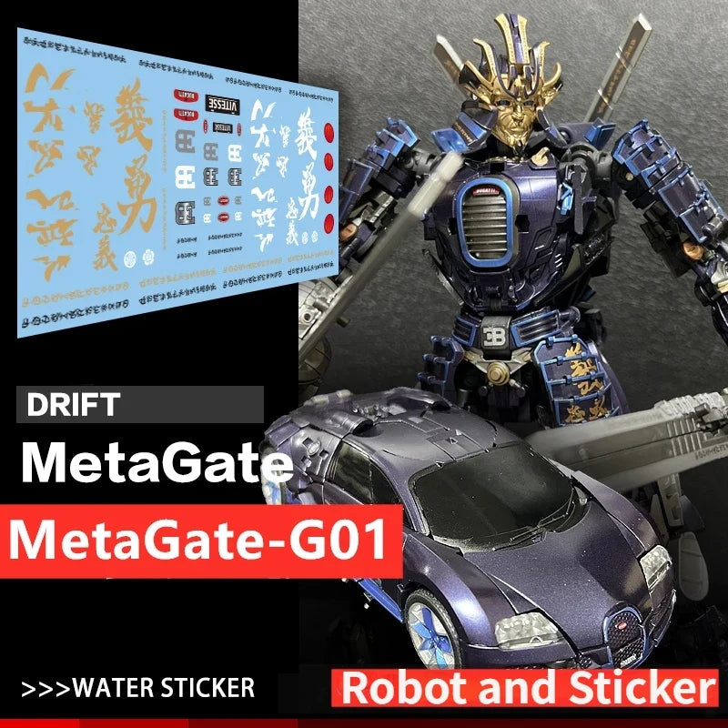Transformation MetaGate-G01 MG01 Haiku Three Transformed Samurai Drift Mecha Doll Knuckles Toy Figure Model Gift