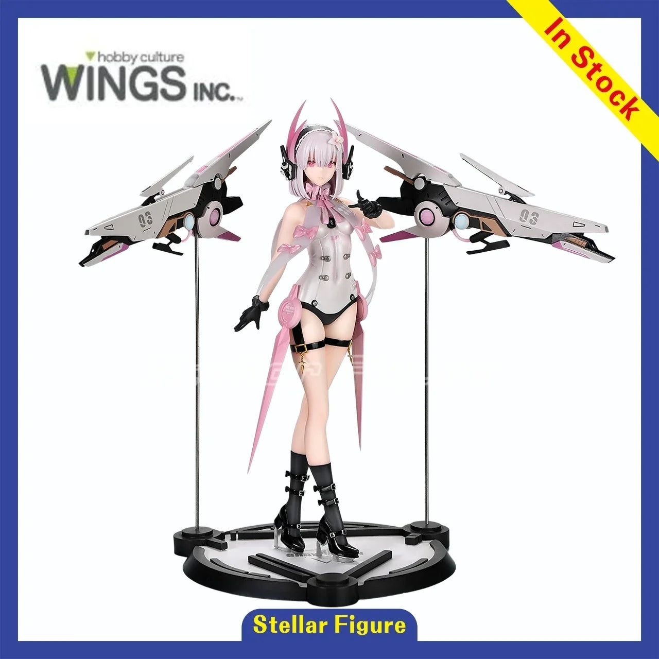 【SF】In Stock Original WINGS INC Battle Double Pamish Liv Streamer 1/7 Scale Figures Model Animation Collection