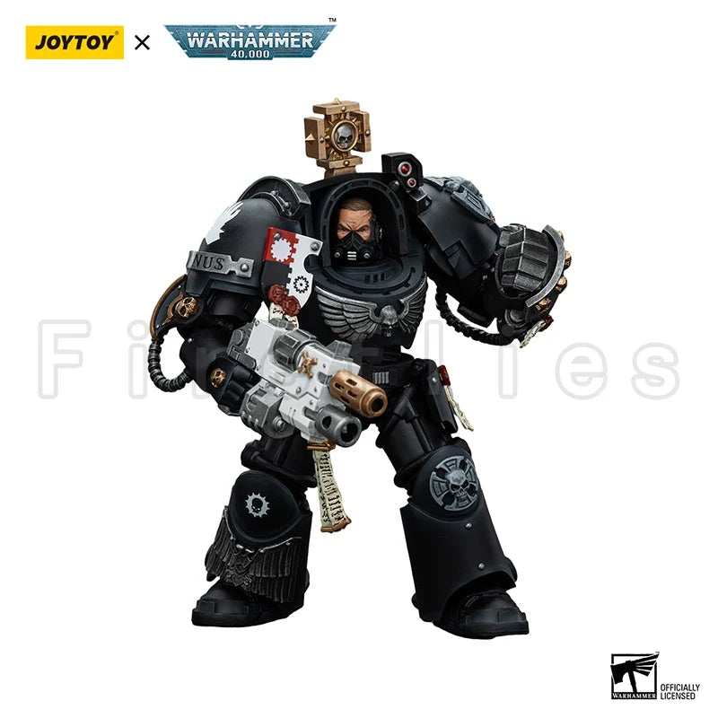 1/18 JOYTOY Action Figure 40K Iron Hands Captain in Terminator Armour Anime Model Toy