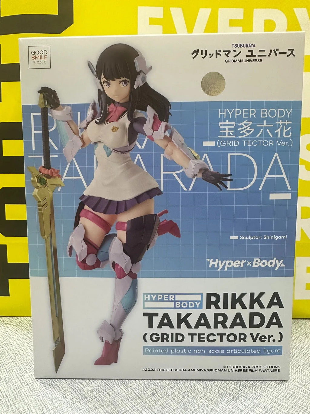 【IN STOCK】GSAS GSC Hyper Body GRIDMAN UNIVERSE Rikka Takarada (GRID TECTOR Ver.) Action Figure Model Toys