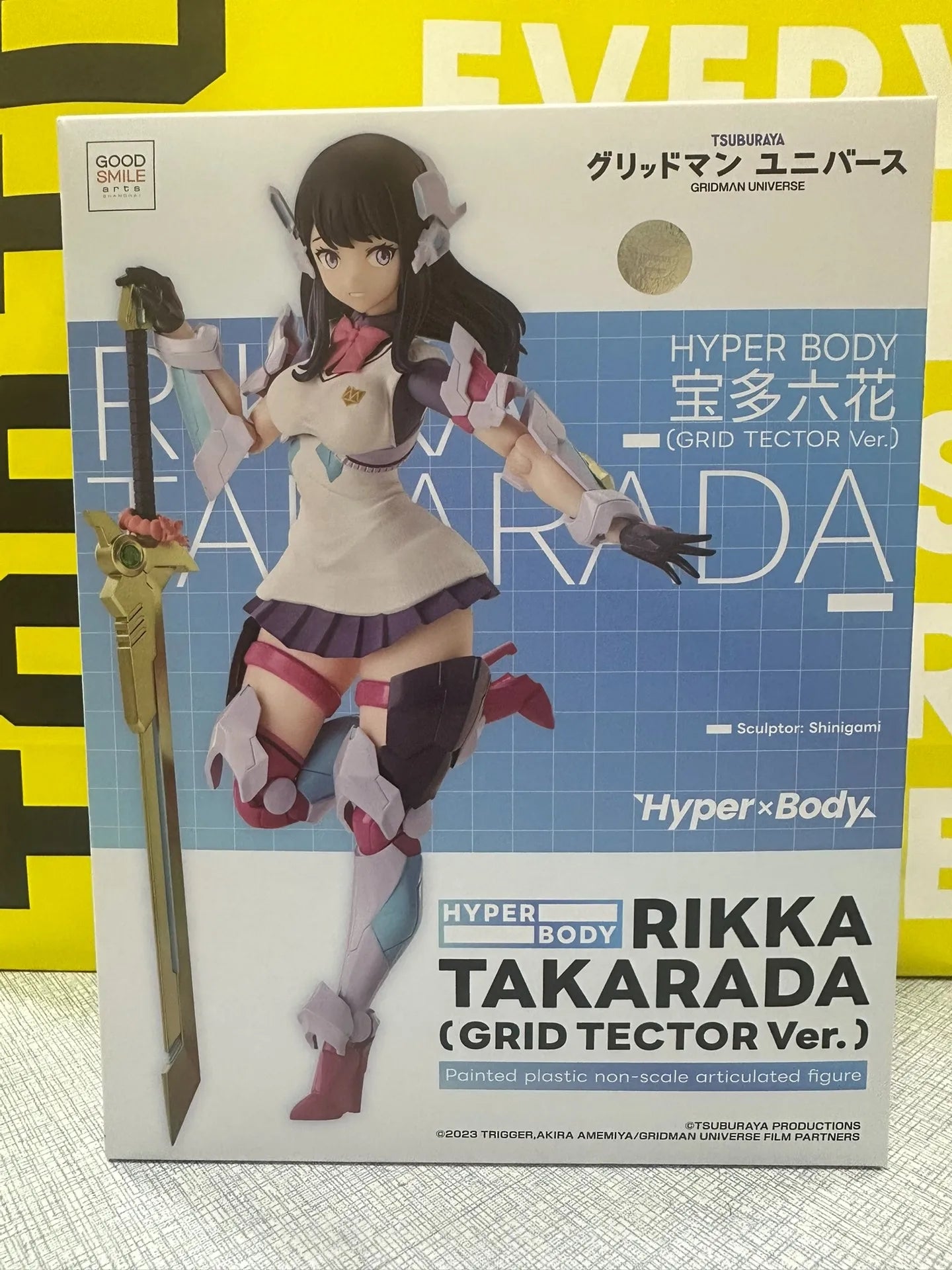 【IN STOCK】GSAS GSC Hyper Body GRIDMAN UNIVERSE Rikka Takarada (GRID TECTOR Ver.) Action Figure Model Toys