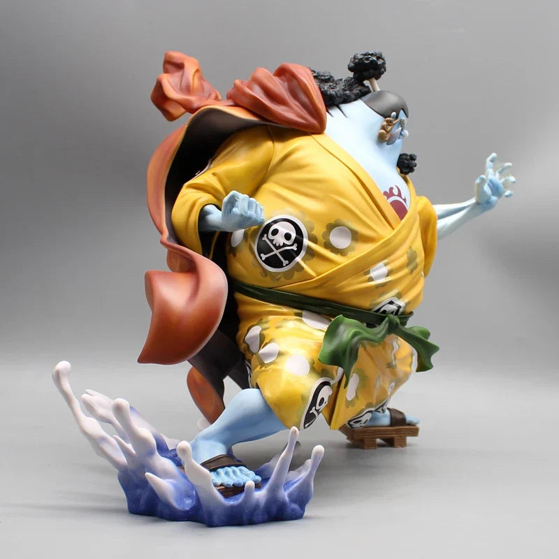 One Piece Jinbe Figurine GK Oka Shichibukai Jinbe Action Figures PVC 26cm Anime Collection Model Toys Birthday Children Gifts