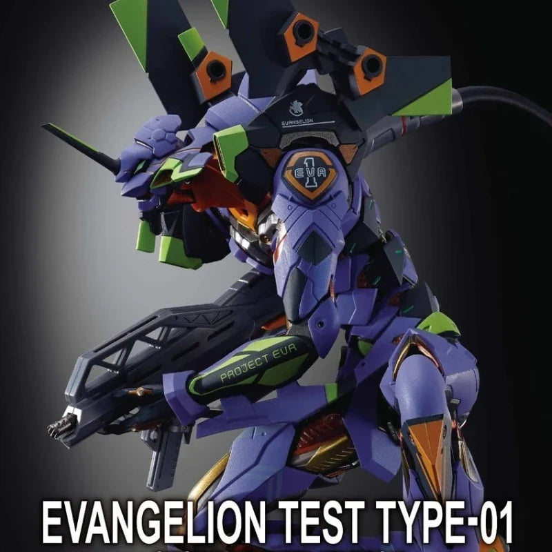 BANDAI Original METAL BUILD Series EVA-01-STORE LIMITED EDITION Anime Figure Assembly Ornament Model Toys Collectible Model